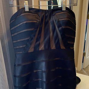 Black Strapless Party Dress, Size 10